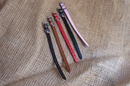 Ferret collar real leather - ferret,