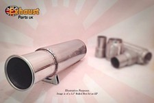 Universal Jap Exhaust Back Box Stainless Silencer Honda Civic EK EF EG EJ EP FN