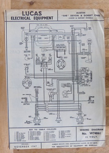 Original lucas austin a40 - lucas,