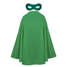CAPE AND MASK CHILDS SUPERHERO FANCY DRESS COSTUME UNISEX COMIC FILM HERO SET