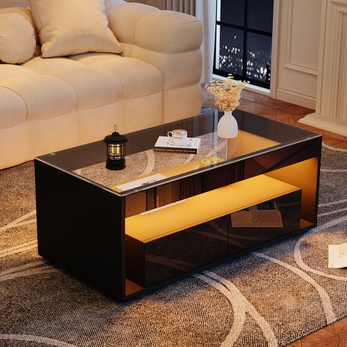 Coffee table with - coffee, app