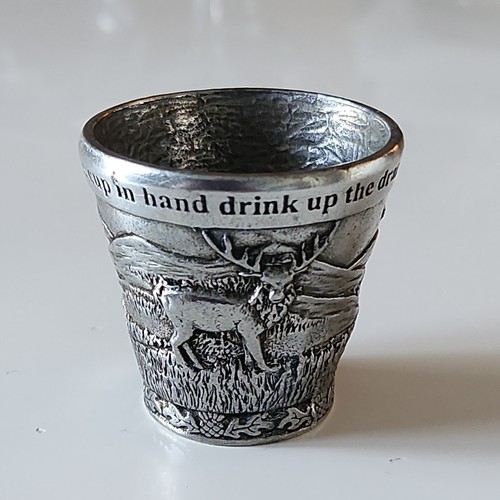5cm pewter dram - 4.5cm, shot