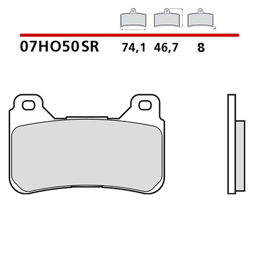 Brembo front brake pads - brake, kit