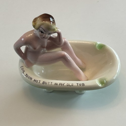 Vintage rare risqué ashtray - rare,