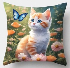 1 X Beautiful Kitten Cushion