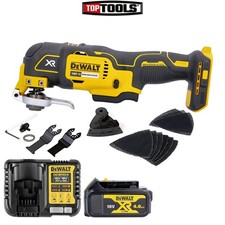 Dewalt DCS355 18V XR Brushless Multi-Tool & Acc. With 1 x 4Ah Battery & Charger
