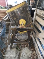 Waide & Sons Leeds Victorian Butter Churn Vintage Antique