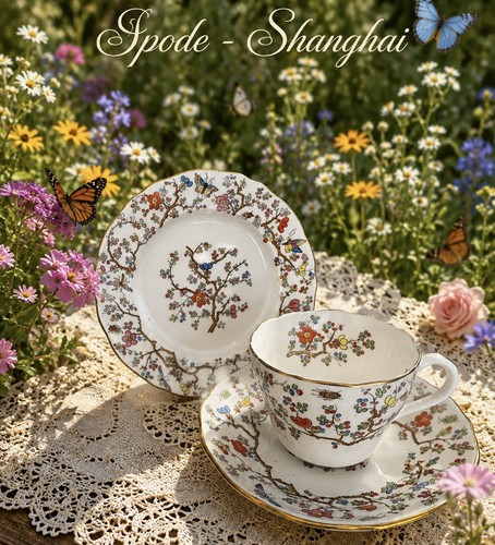 Vintage spode shanghai - shanghai, fine