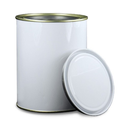 Empty litre metal paint - metal,