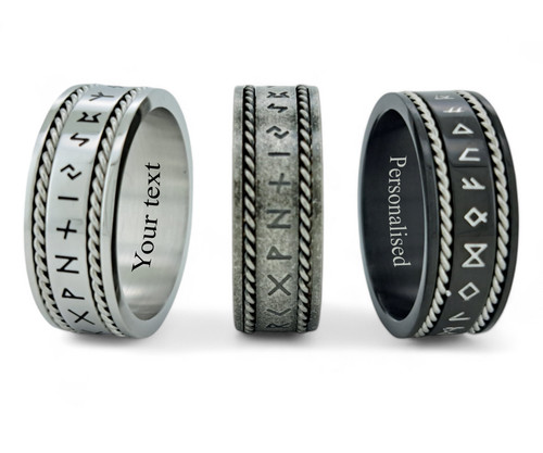 Titanium steel antique silver - titanium,