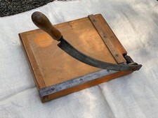 Vintage Guillotine ‘The GP Cutter’ Papercutter WORKING GOOD CONDITION