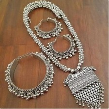 ASIAN Silver Oxidised Ethnic
