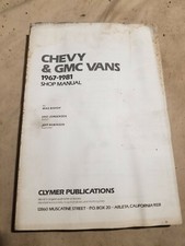 Original Clymer Chevy And GMC Vans 1967-1981 Shop Manual