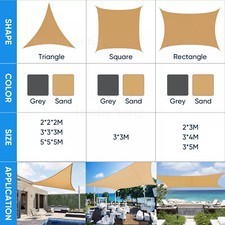 HEAVY DUTY SUN SHADE SAIL