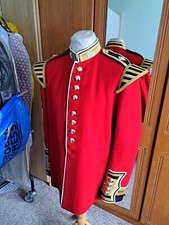 Irish Guards WO1 red ceremonial tunic