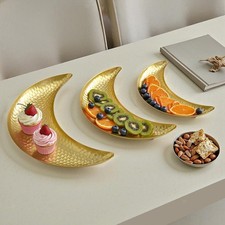 3 Pieces Moon Shaped Serving