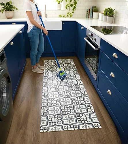 Vinyl kitchen runner rug - vinyl, floor