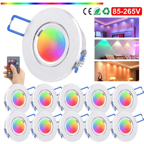 Rgb dimmable led - 3w, downlight