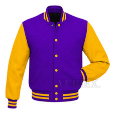 Purple Varsity Letterman Wool