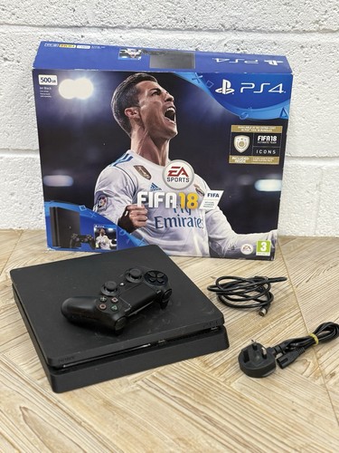 Ps4 slim 500gb black console - ps4,