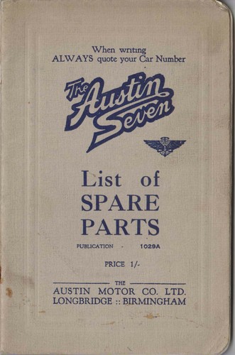 Austin seven original - 7,