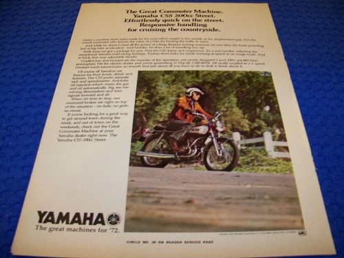 1972 yamaha cs5 200cc - yamaha,