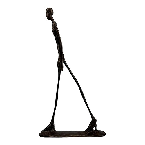 Walking man statue sculpture - walking,