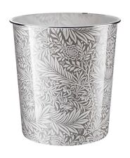 Waste Paper Dust Bin Basket Modern Grey leaf Style Home & Office Kitchen 7.7L