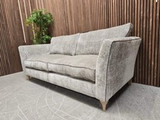 Parker Knoll Victoria Park 3 Seater Sofa In Grey Chenille RRP-£2595