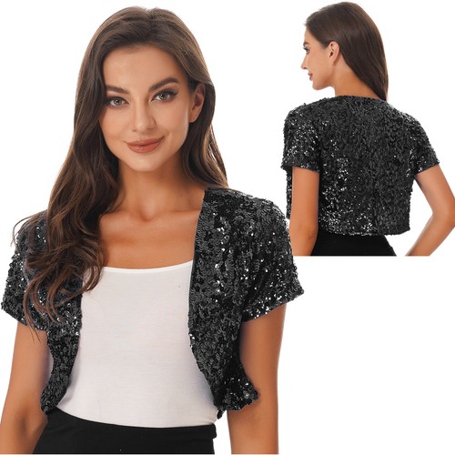 Womens shiny sequin short - uk,