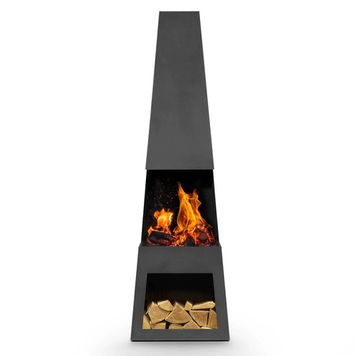 Chiminea fire pit - fire, pit,