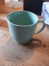 Woods Ware Beryl green custard jug, perfect,  collectable Vintage 1970's China