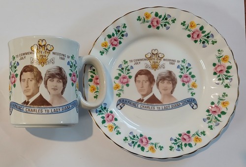Royal wedding cup plate - wedding,