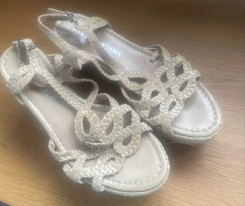 Pons quintana beige braided - beige,