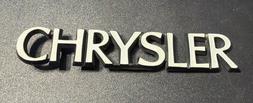 Chrysler vintage car badge - chrysler,