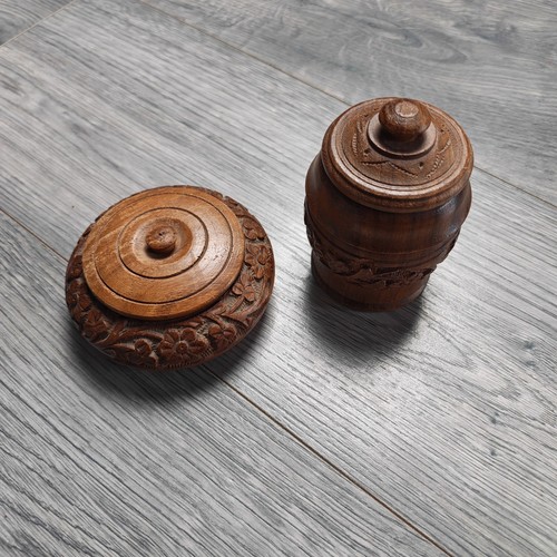 Wooden trinket box set - wooden,