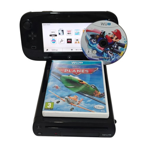 Nintendo wii black full - u,