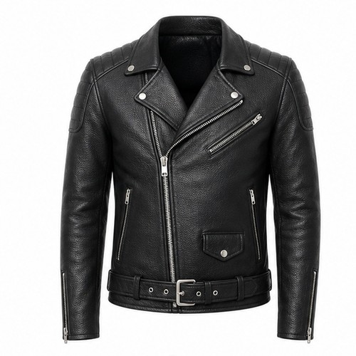 Men black genuine leather - men's,