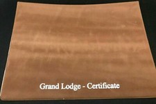  GRAND LODGE MASONIC SUEDE PVC