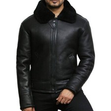 MENS RAF Aviator Real Leather