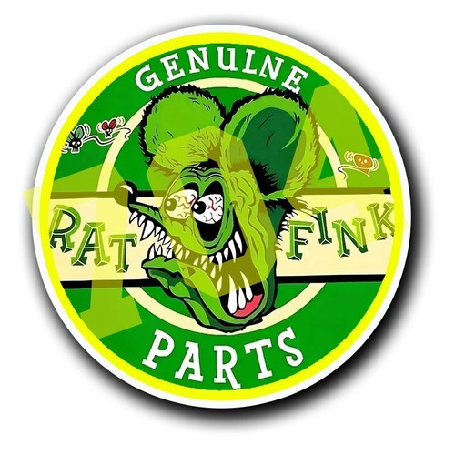 Genuine rat fink parts sticker - genuine,