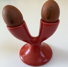 W.M.Bartleet & Sons Double Egg Cup Red