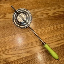 Vintage Nutbrown Green Handle