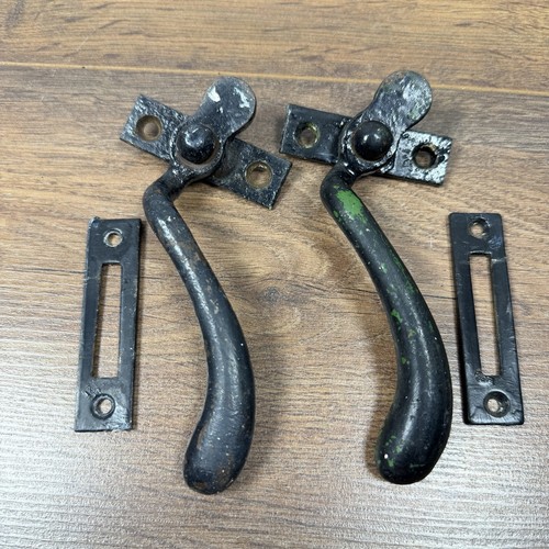 Pair vintage left hand cast - pair,