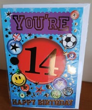 BOYS 14TH BIRTHDAY GREETING