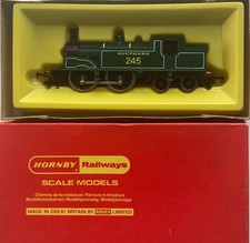 Hornby R868 SR (Ex LSWR) 0-4-4T Class M7 #245 Lined Olive Green 00 Gauge