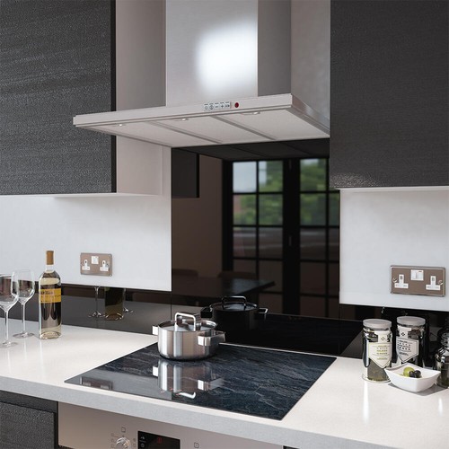 Glass splashbacks black and - splashbacks,