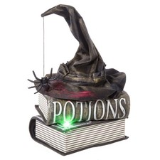 Animated Witch Hat on Books