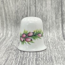 Lucky Heather China Thimble