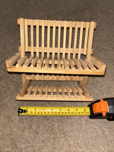 Toy wooden dish drainer - toy,